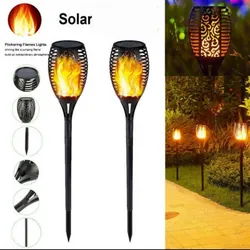 Antorchas para jardín solares