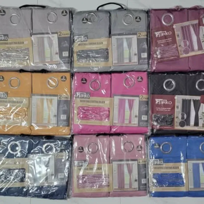 Cortinas con borlas