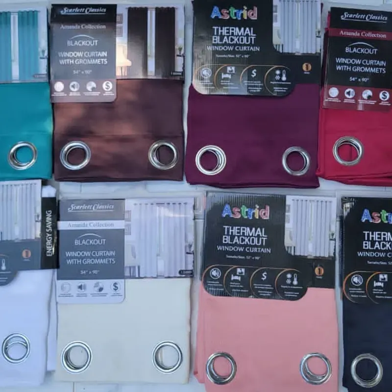 Cortinas con borlas