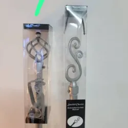 Cortineros metalicos 120 a 210 cm