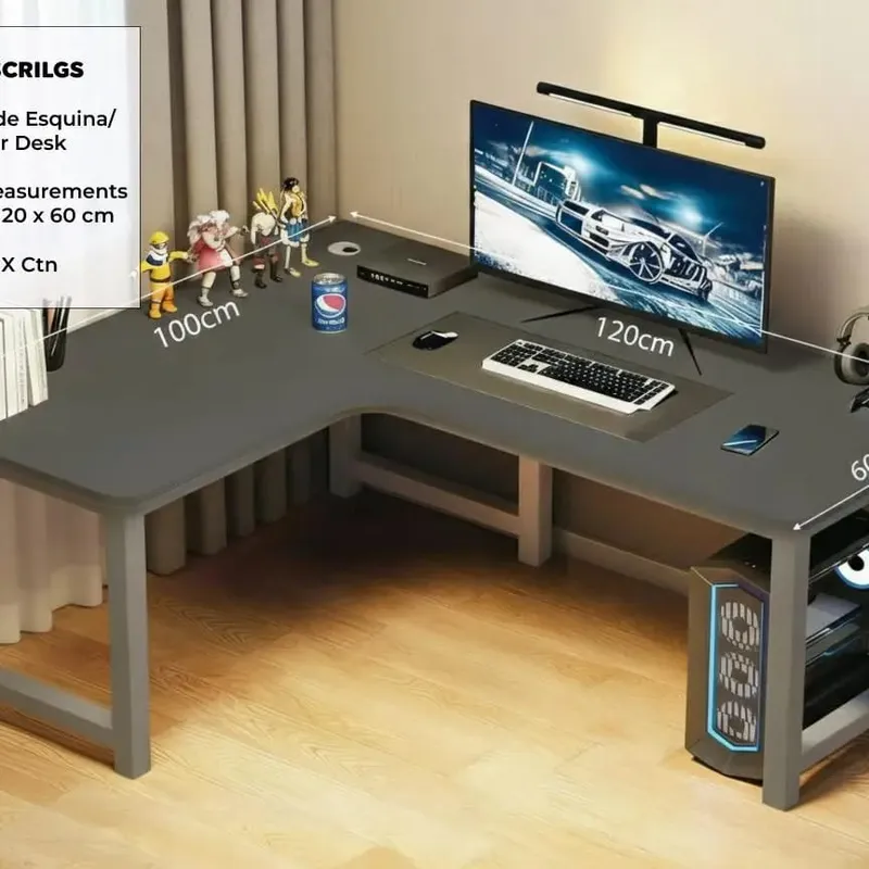 Mesas para computadora u otros en forma de L