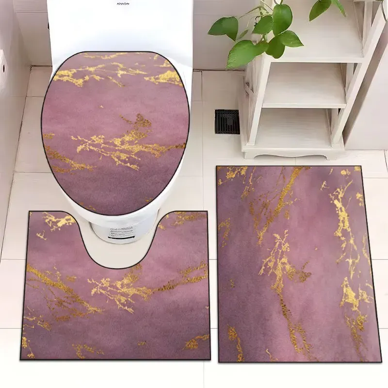 Set de 3 piezas de alfombras para baño