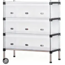 Zapateras antipolvo de 4 niveles