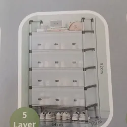 Zapateras antipolvo de 5 niveles