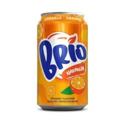 Refresco Gaseado Lata 330ml. Sabor NARANJA