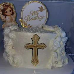 Cake con cobertura de Chantilly