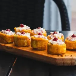 Tostones de Jamon y Queso 