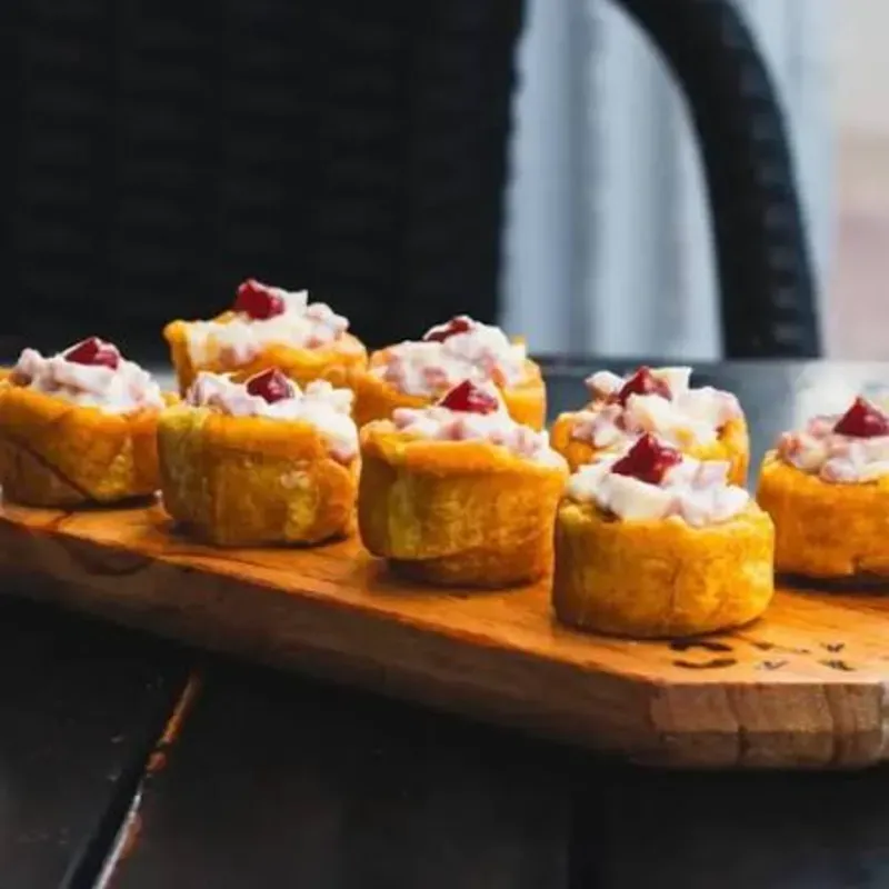Tostones de Jamon y Queso 