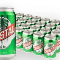 Caja de cerveza Cristal (24u)