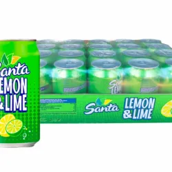 Caja de refresco de lata - Santa Lemon (limón - 24u)