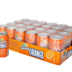 Caja de refresco de lata - Santa Orange (naranja - 24 unidades)