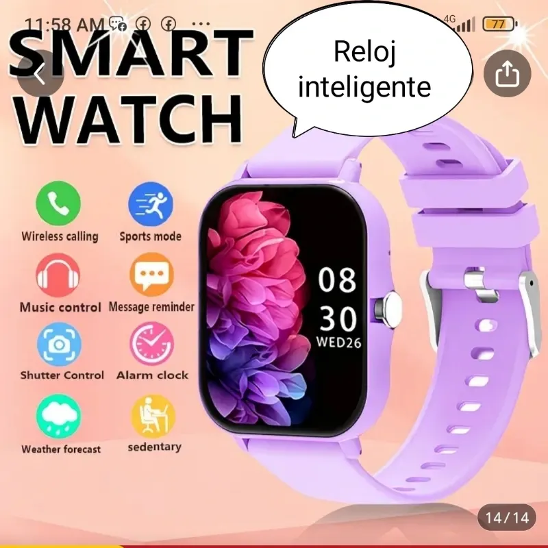 Smart Watch (Reloj inteligente)