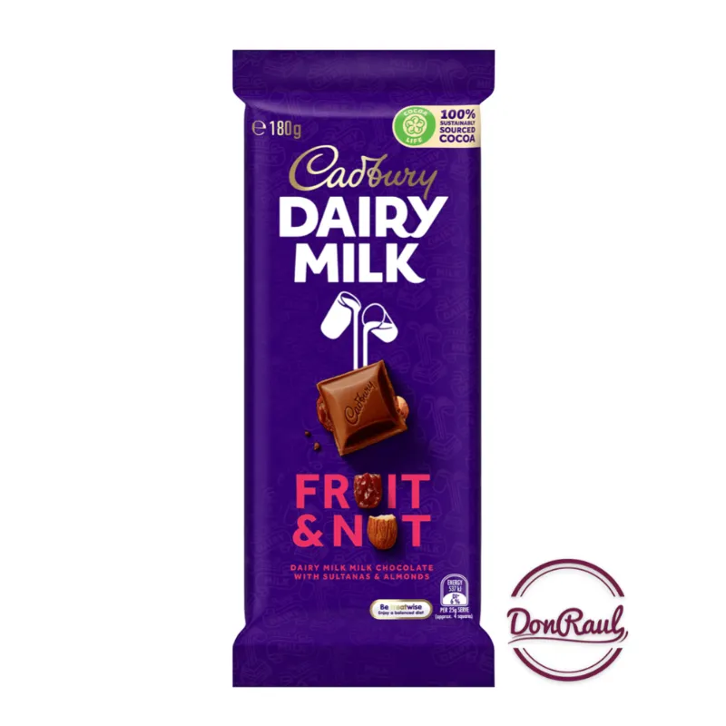 Cadbury Fruit & Nut 180g