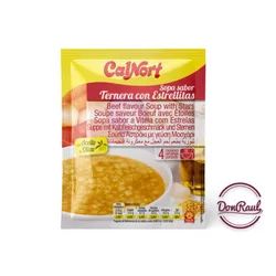 CalNort Sopa Sabor ternera con estrellitas 66g