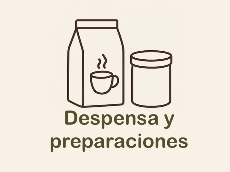 Despensa y preparaciones