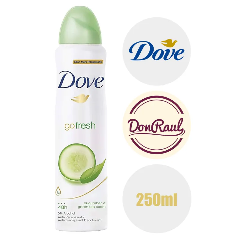 Dove Go Fresh Pepino y té verde 250ml