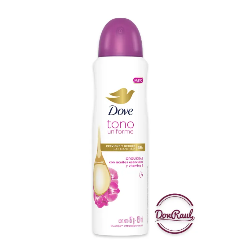 Dove Tono Uniforme Orquídeas 150ml