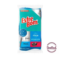 Esponja Azul No Raya Economica 3u