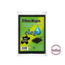 Estropajo fibra negra