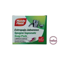 Estropajo Jabonoso 6u