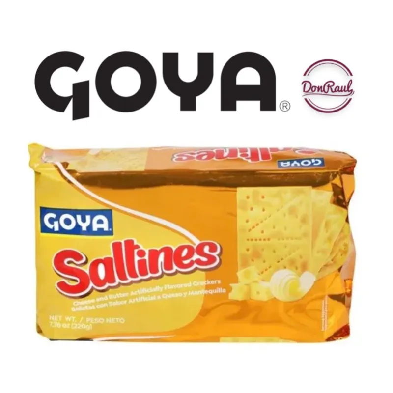 Goya Saltine Queso y Mantequilla 220g