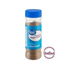 Great Value Pimienta negra molida 64g