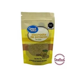 Great Value Sazonador de pimienta con limón 70g