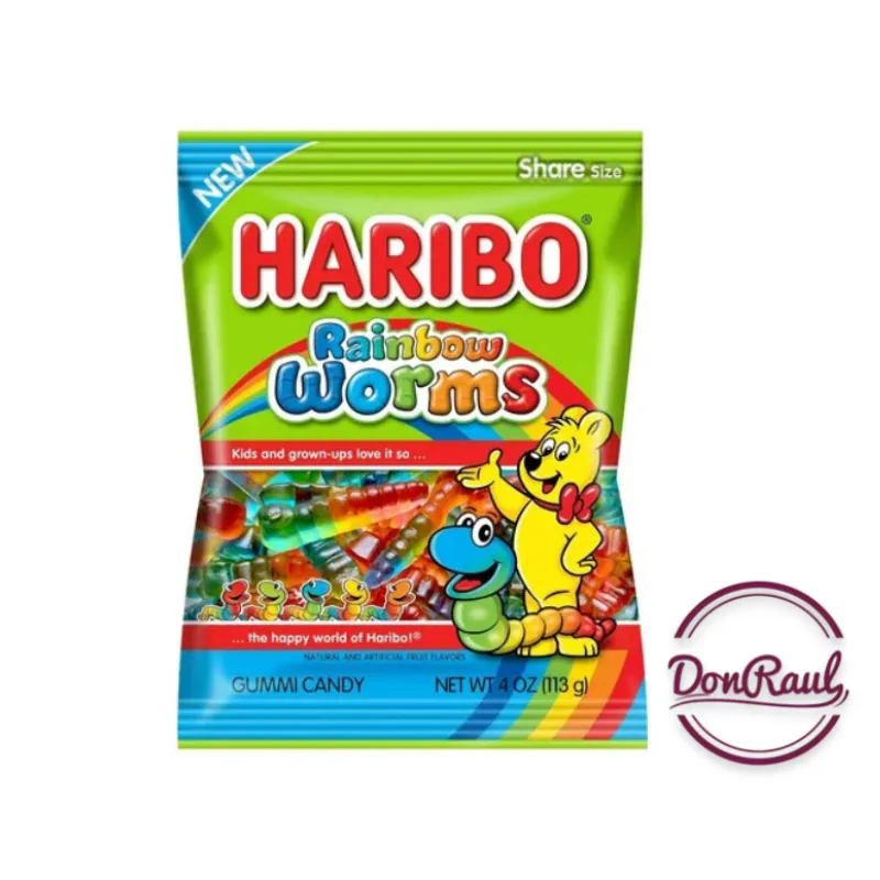 Haribo Rainbow Worms 113g
