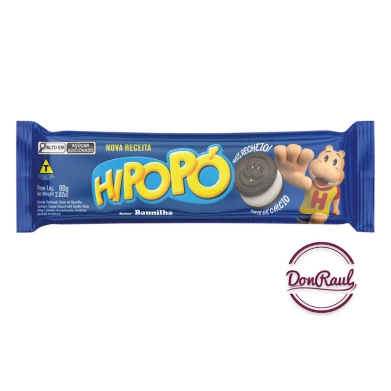 Hipopo Chocolate y Vainilla 80g