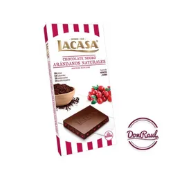 Lacasa Chocolate Negro Arándanos Naturales 100g