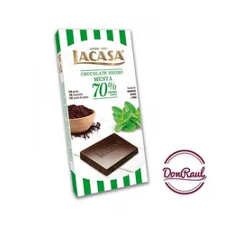 Lacasa Chocolate Negro Menta 100g