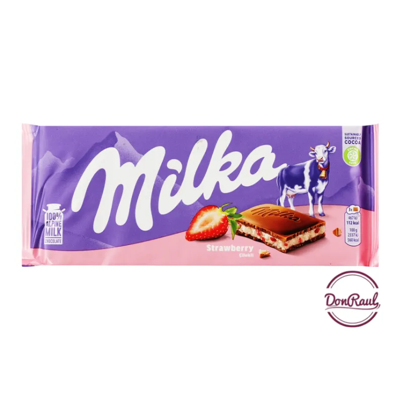 Milka Strawberry Creme 100g