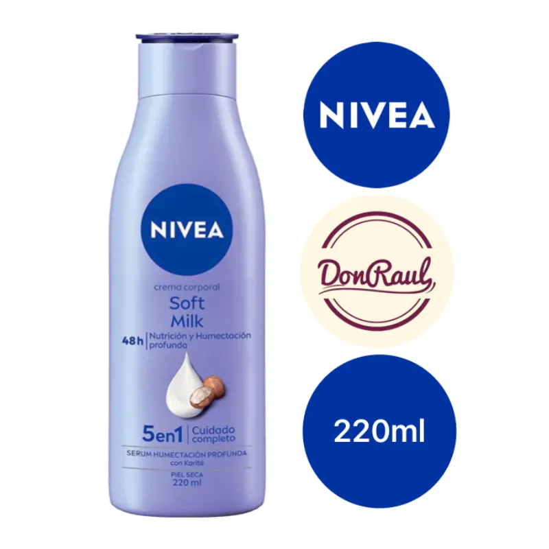 Nivea Crema Corporal Soft Milk 220ml