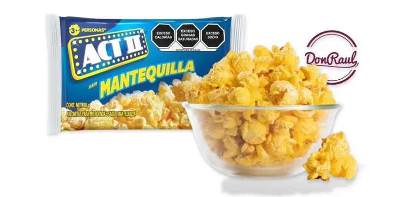 Palomitas de Maíz para microondas Mantequilla 78g