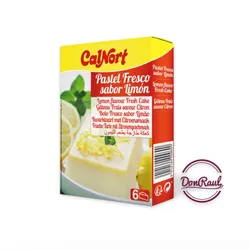 CalNort Pastel Fresco sabor Limón 75g