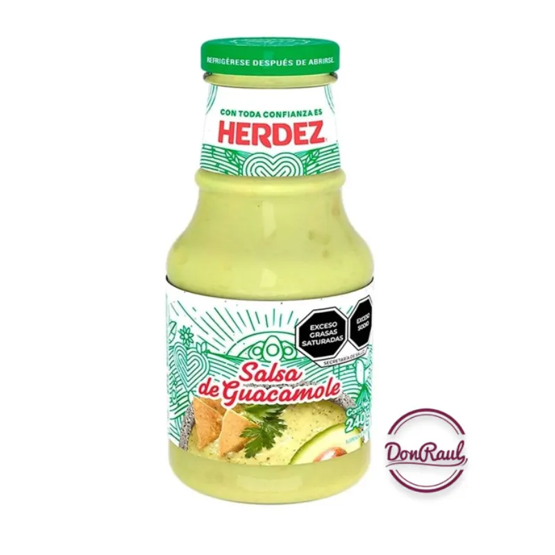 Salsa de guacamole 240g