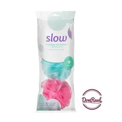 Slow Esponja Masajeadora Media 3u