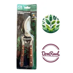 Tijera para podar con cabo de madera