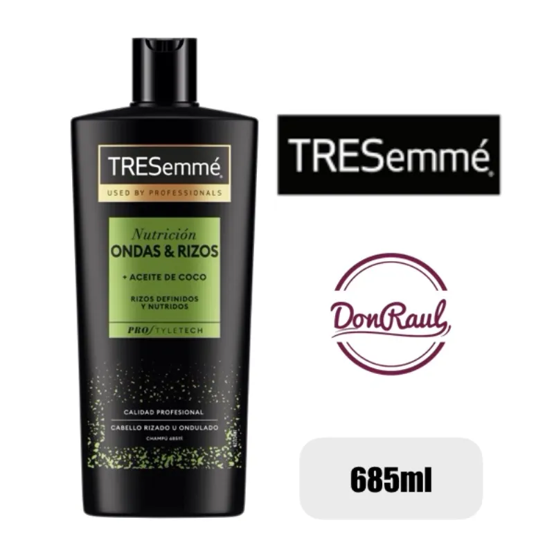 TRESemmé Shampoo Nutricion Ondas & Rizos 685ml