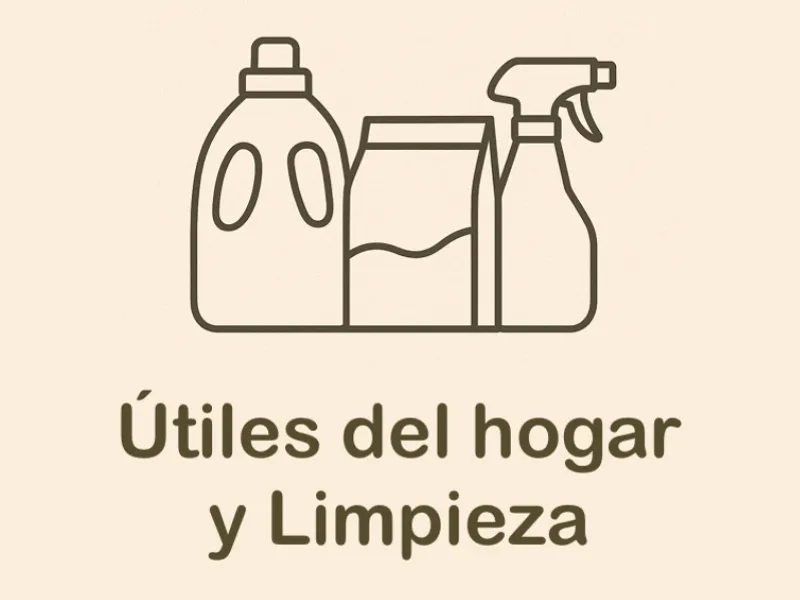 Útiles del hogar y limpieza