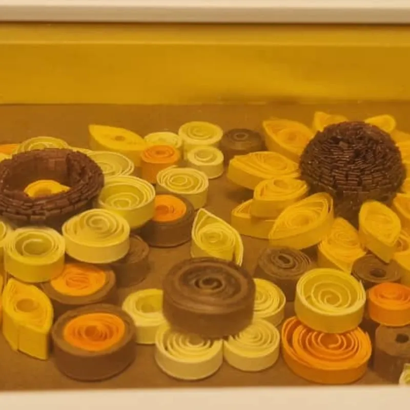 Cuadro artítico en filigrana