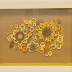 Cuadro artítico en filigrana