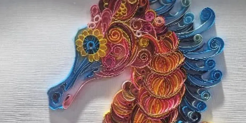 Diseño en Filigrana – Caballito de Mar Multicolor