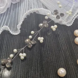 Tocado “Luz Entrelazada” – Trenzado con Piedras y Cristales