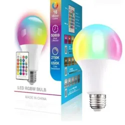 Bombillo E26 RGB por Control
