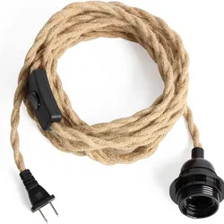 Cable de luz colgante