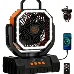 Ventilador recargable 20 mil mAh