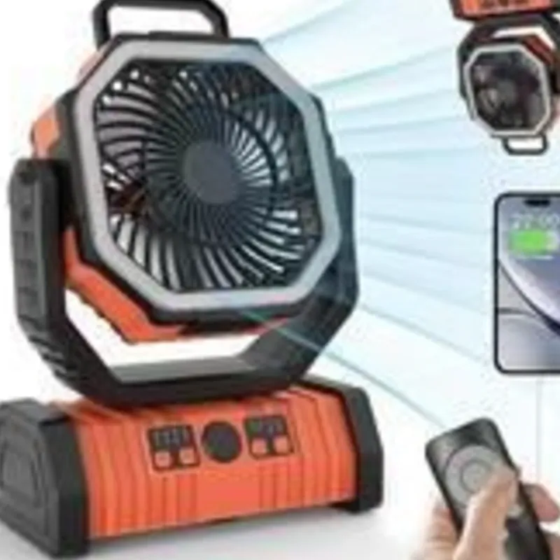 Ventilador recargable 20 mil mAh