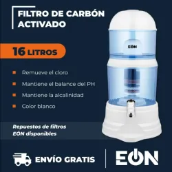 FILTRO DE AGUA 16L EÓN BLANCO (FAD)