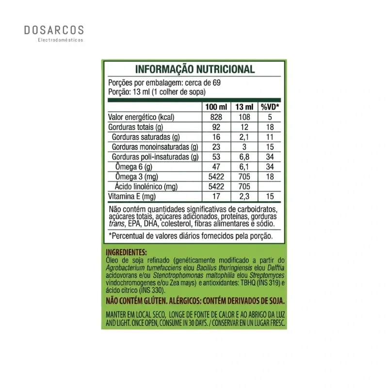 ACEITE DE SOJA 900 ML | 3000 CUP (VPT)